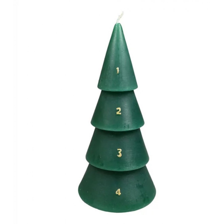Свеча Tree green 15,5 см