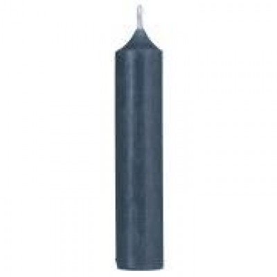 Свеча dusty blue rustic d 2,2 h 11 см