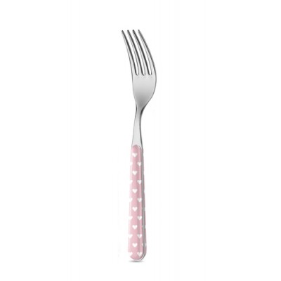 Вилка Heart Pink