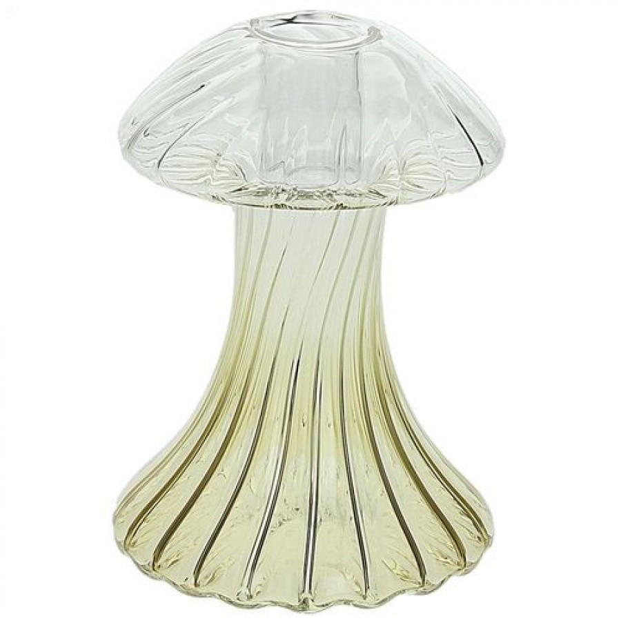 Подсвечник Gl Design Mushroom Yellow 13 см