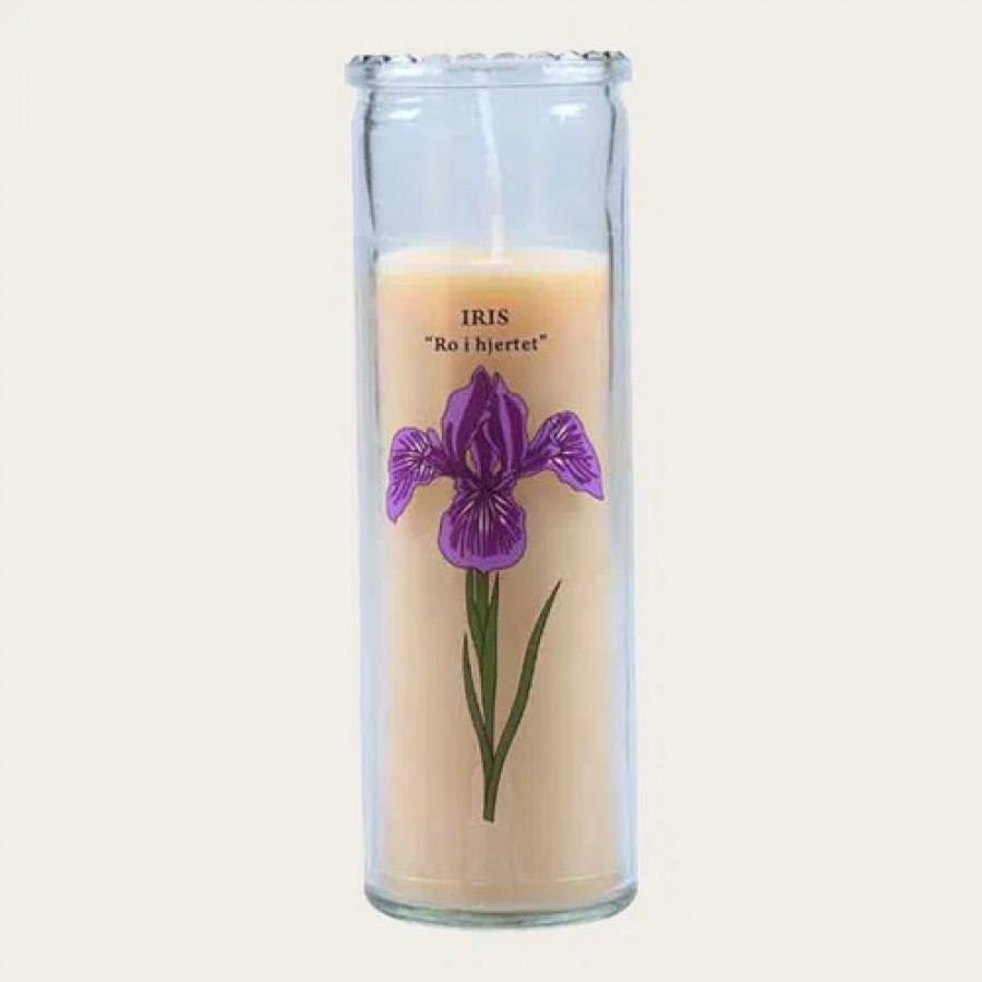 Свеча в подсвечнике Flowerdays Iris