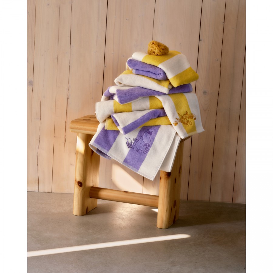 Полотенце для рук Moomin Фрекен Снорк purple stripe 30х50 см