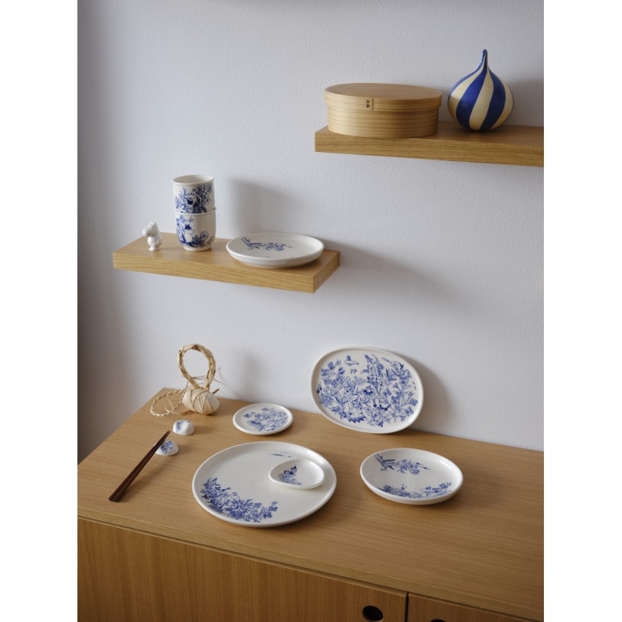 Стакан Moomin Весна white/blue 260 мл