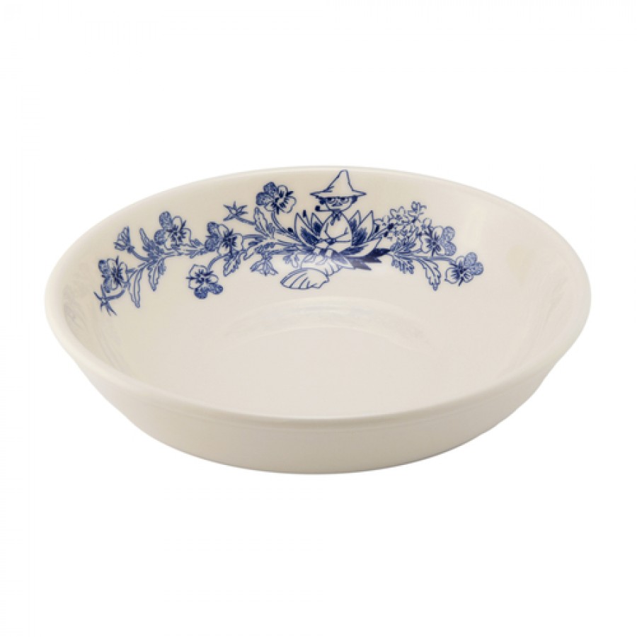 Тарелка для пасты Moomin Весна white/blue 21 см