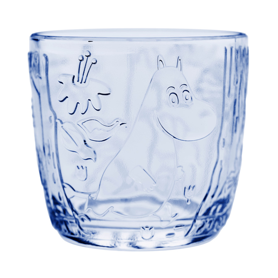 Набор стаканов Moomin Мистический лес aqua blue, 280 мл, 2 шт