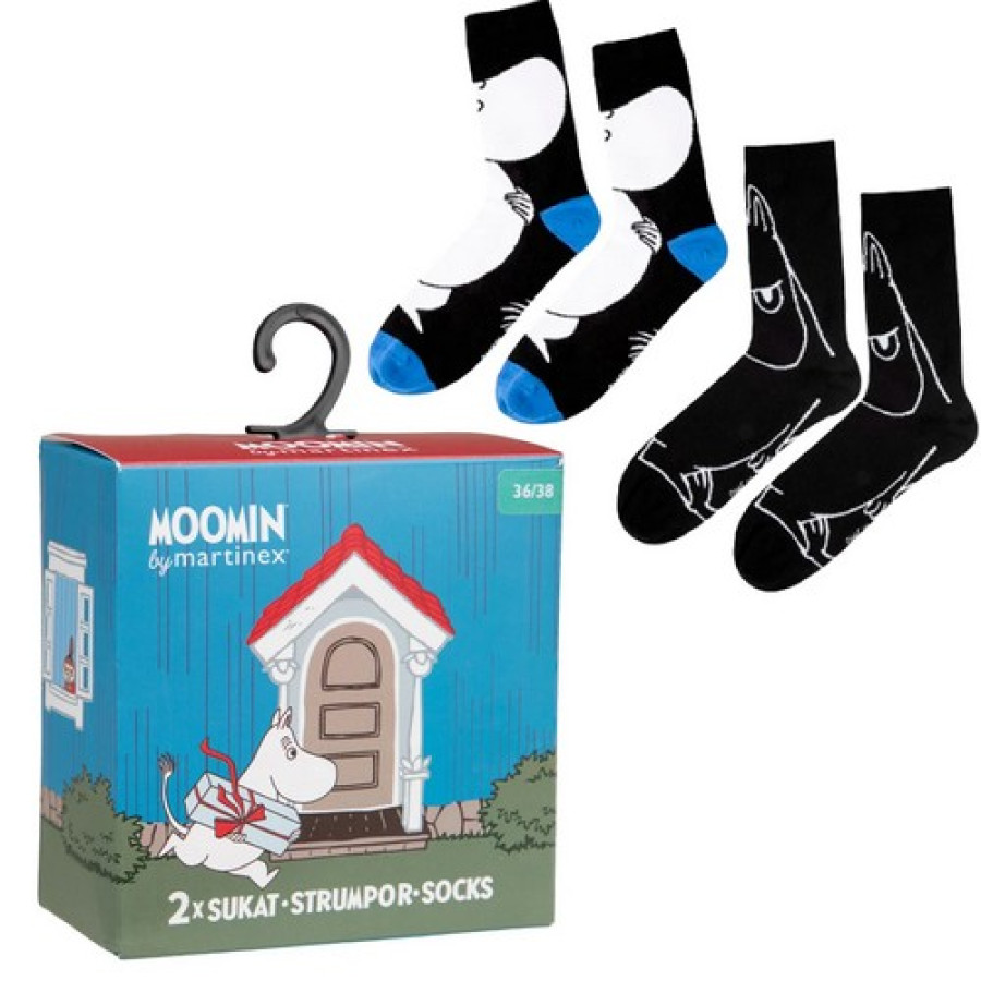 Набор носков Moomin black 39/41, 2 шт