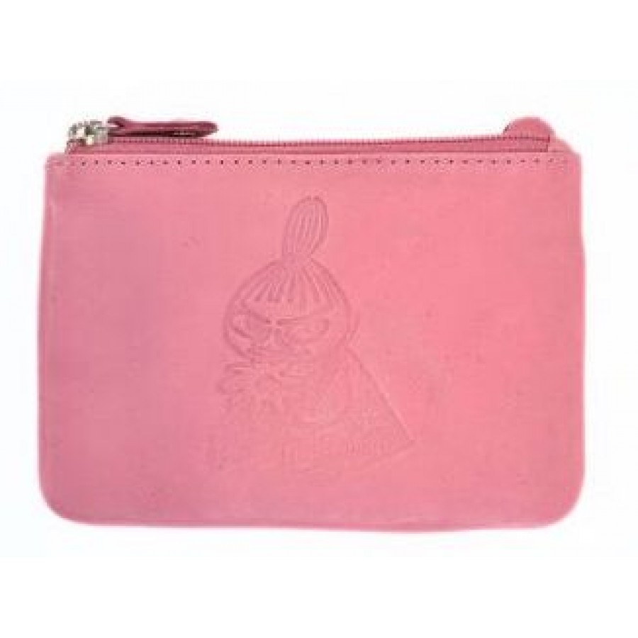 Кошелек для монет кожанный Moomin Малышка Мю Pink 12х9 см