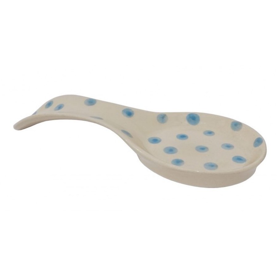 Подставка под ложку with Blue dots 23 см