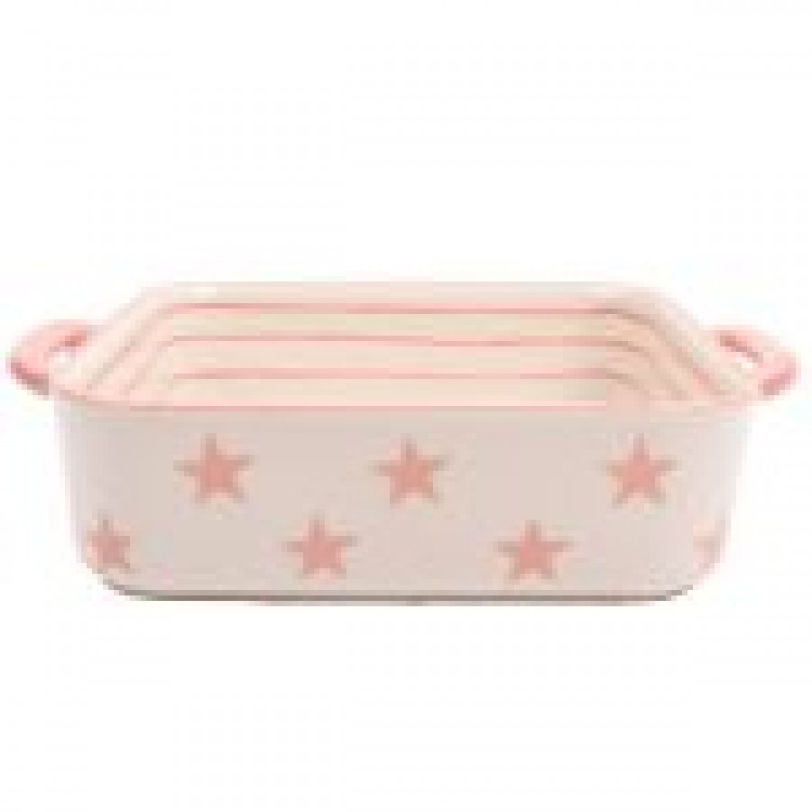 Форма для запекания with stars pink 20,8×20,8×6,4 см квадратная