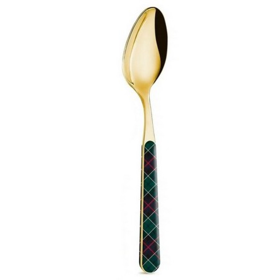  Чайная ложка Gold Tartan Green