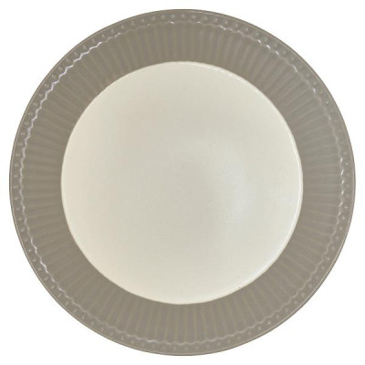 Тарелка Alice warm grey