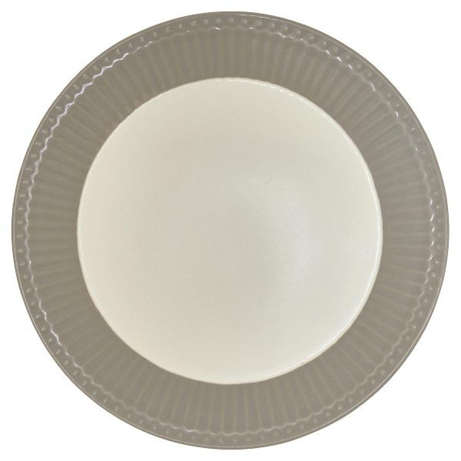 Тарелка Alice warm grey