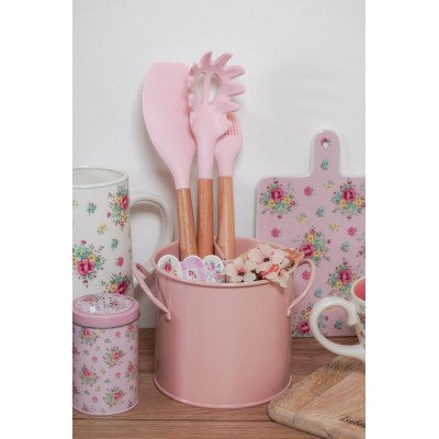 Подставка для столовых приборов Pink 14x13 см