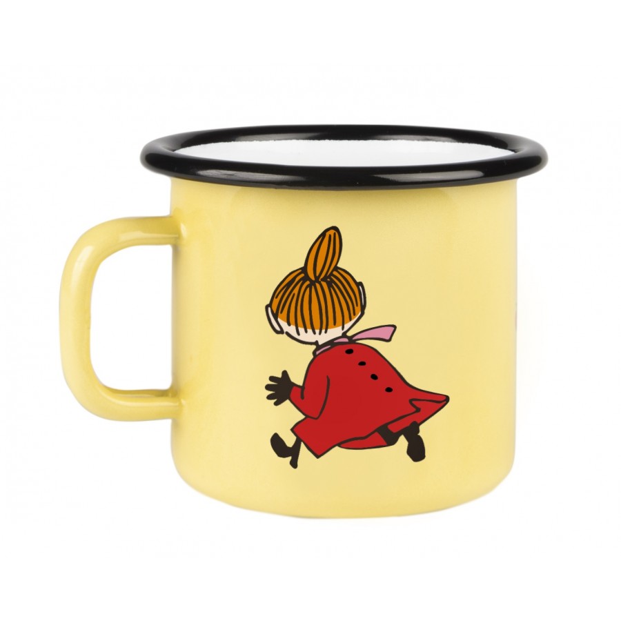 Moomin Кружка эмалированная Retro Малышка Мю желтая, 250 млт (ТОВАР ИЗ АУТЛЕТА)
