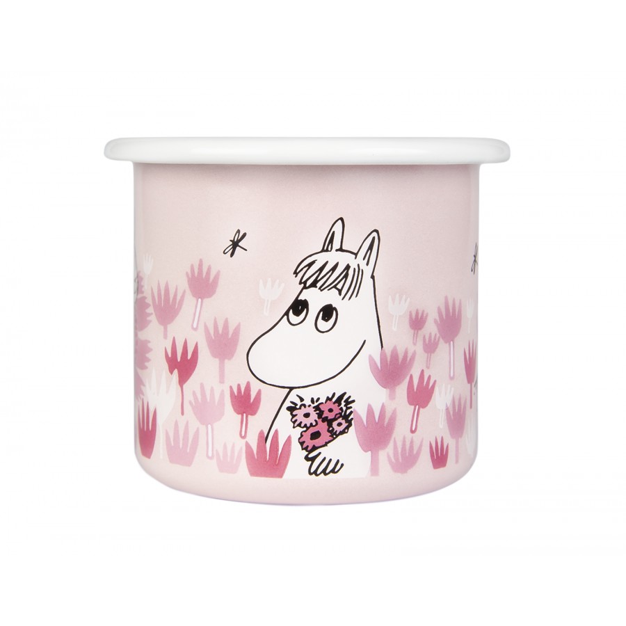 Moomin Кружка эмалированная Девушка в саду, 250 мл (ТОВАР ИЗ АУТЛЕТА)