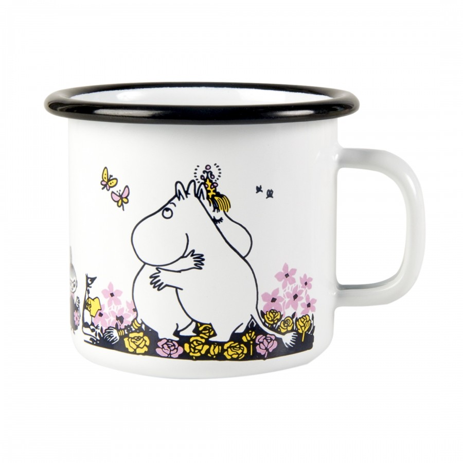 Moomin Кружка эмалированная Объятия, 250 мл (ТОВАР ИЗ АУТЛЕТА)