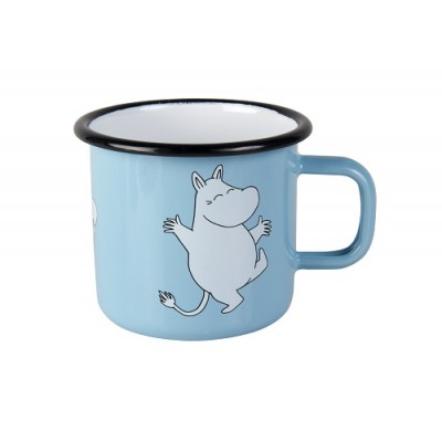 Moomin Кружка эмалированная Moomin Retro, Муми-тролль, 250 мл (ТОВАР ИЗ АУТЛЕТА)
